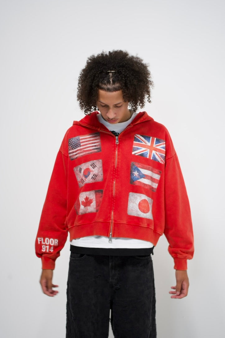 RED FLAG FORCE ZIP UP