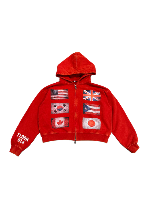 RED FLAG FORCE ZIP UP