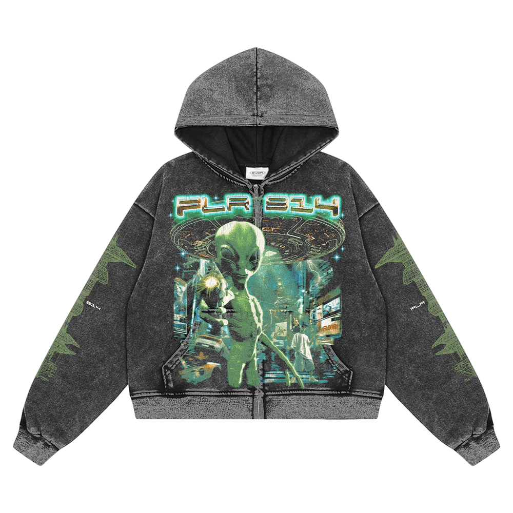 ALIEN CITY ZIP UP