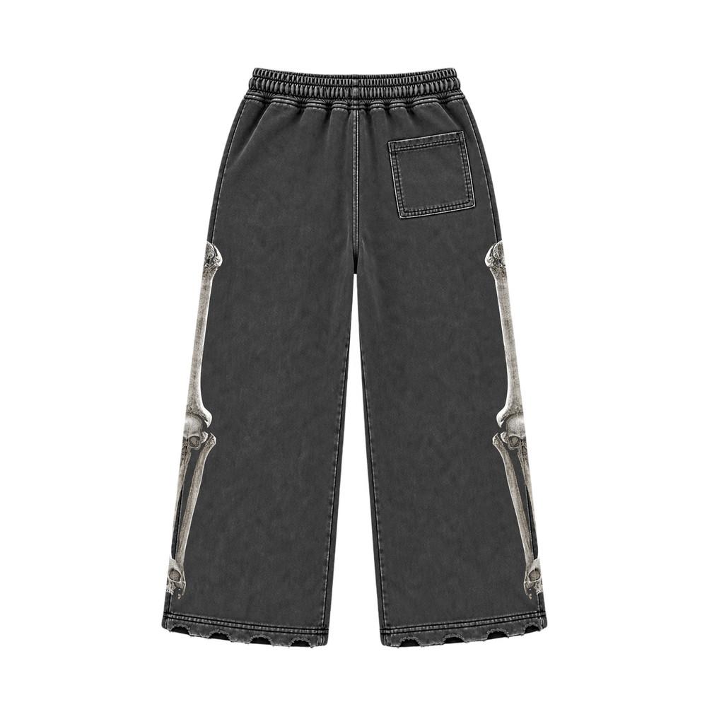 BLACK WASH SKULL SWEATS