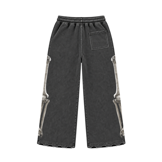 BLACK WASH SKULL SWEATS