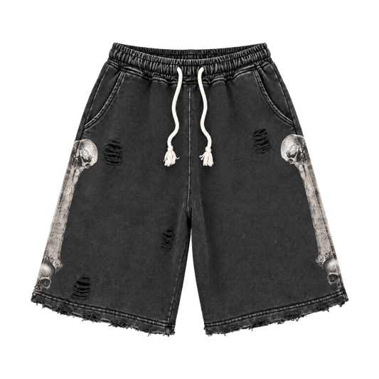 BLACK WASH BONEYARD SHORTS