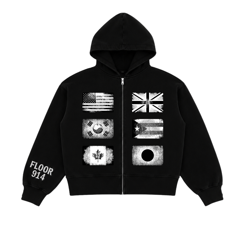 BLACK FLAG FORCE ZIP UP