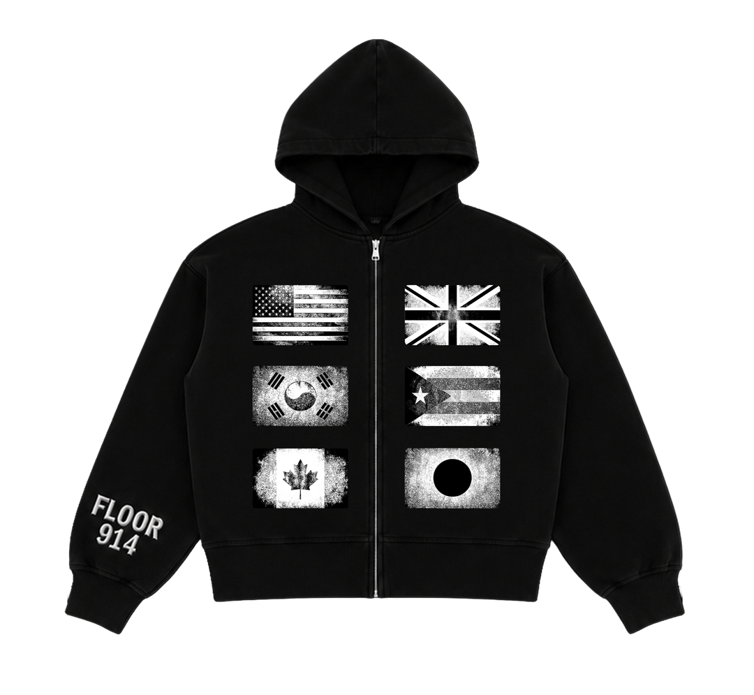 BLACK FLAG FORCE ZIP UP