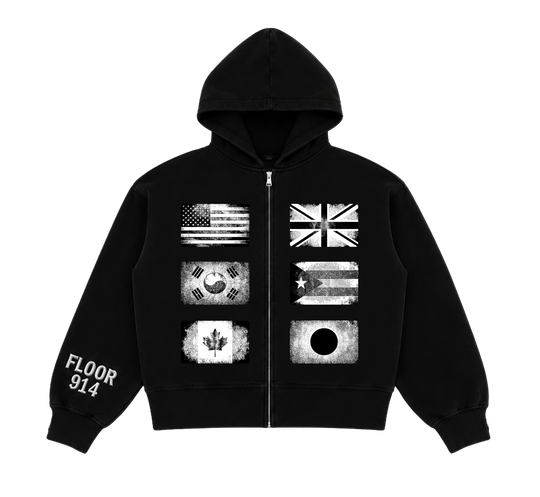 BLACK FLAG FORCE ZIP UP