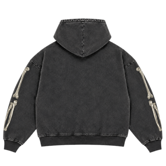 TRIPLE HEAD SKULL ZIP UP