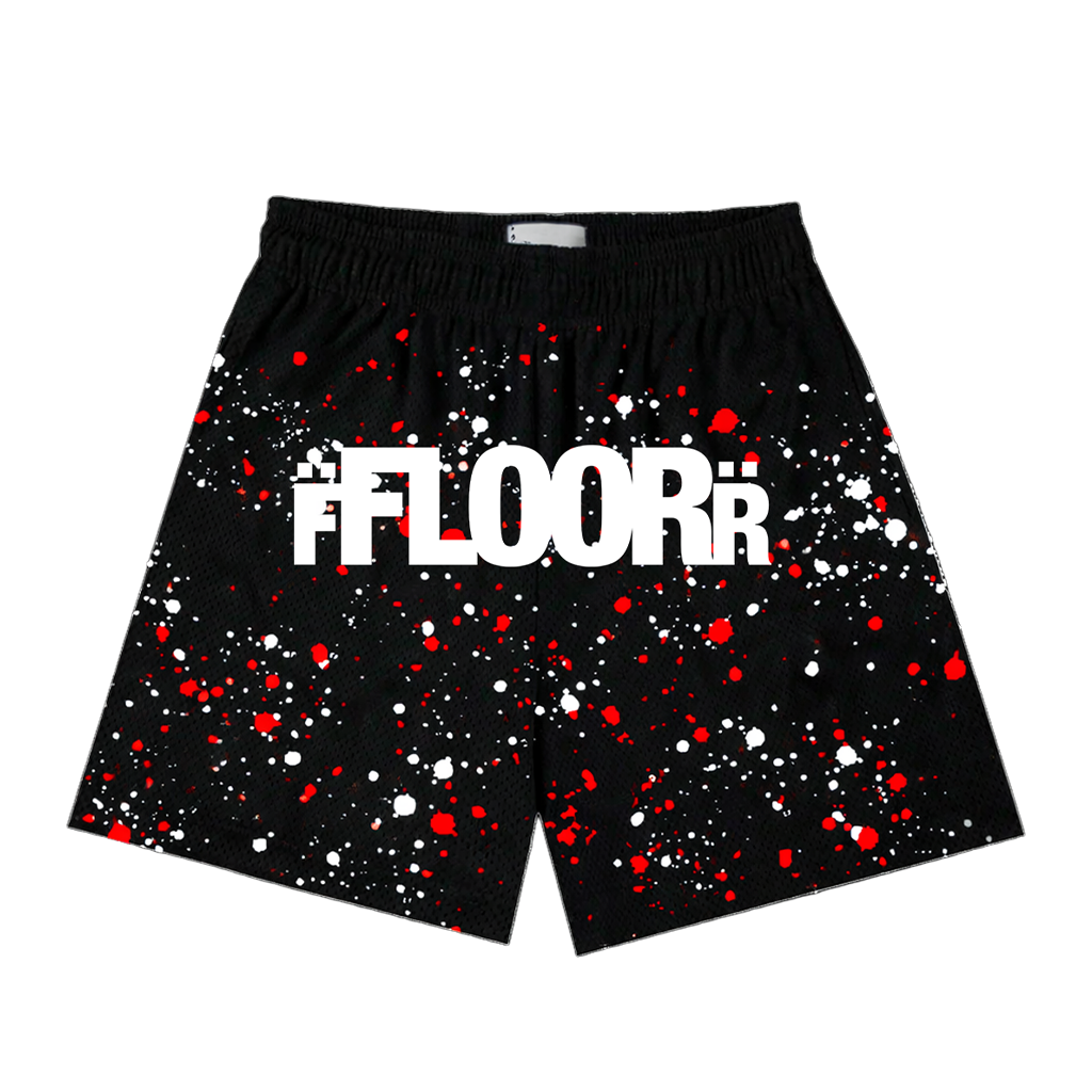 RAPTORS V2 SPLATTER SHORTS