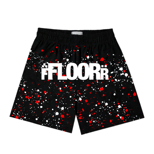 RAPTORS V2 SPLATTER SHORTS