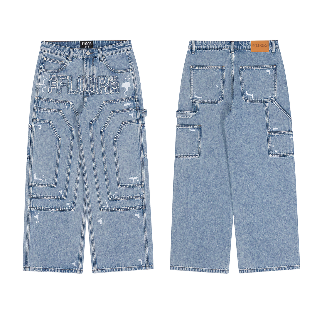 FLOOR914 BLUE TRIPLE KNEE CARPENTERS