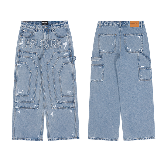FLOOR914 BLUE TRIPLE KNEE CARPENTERS