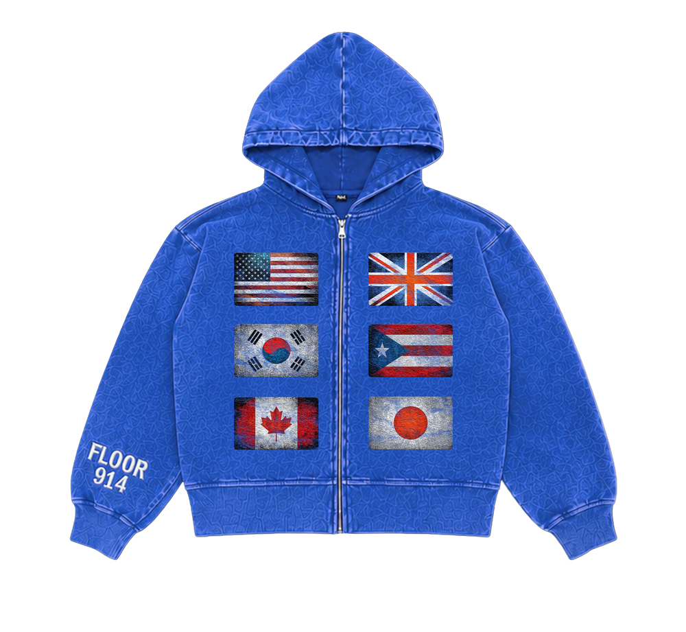 BLUE FLAG FORCE ZIP UP