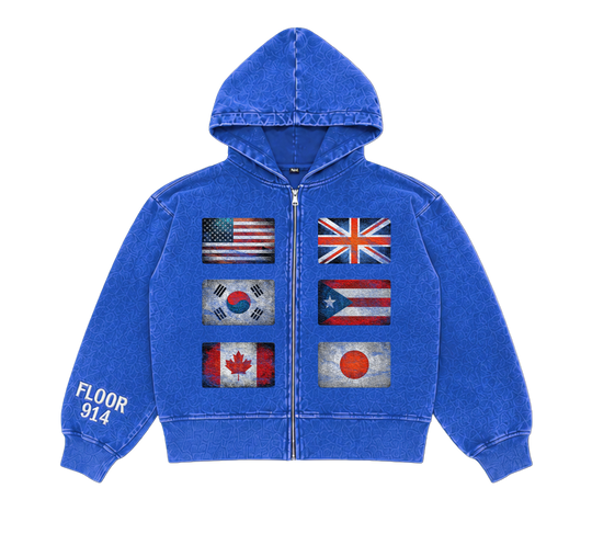 BLUE FLAG FORCE ZIP UP