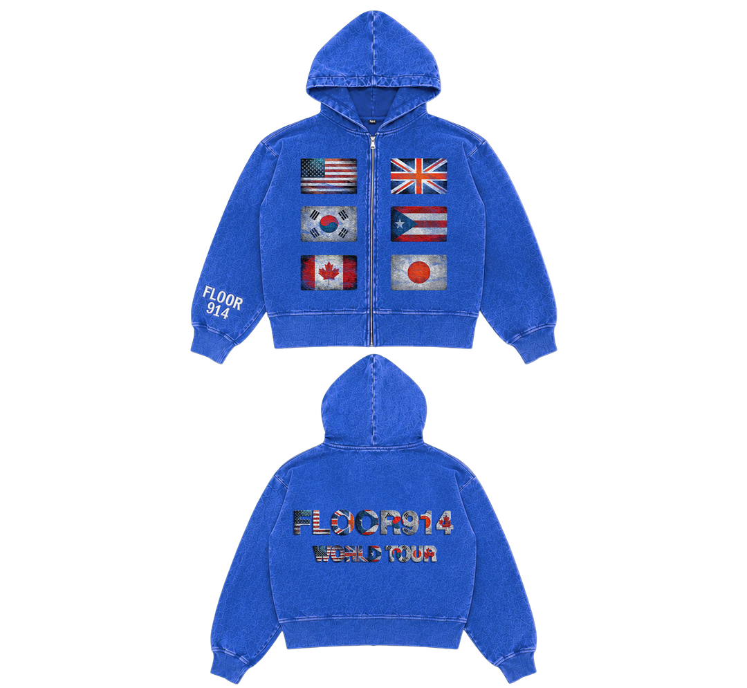BLUE FLAG FORCE ZIP UP