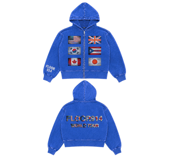 BLUE FLAG FORCE ZIP UP