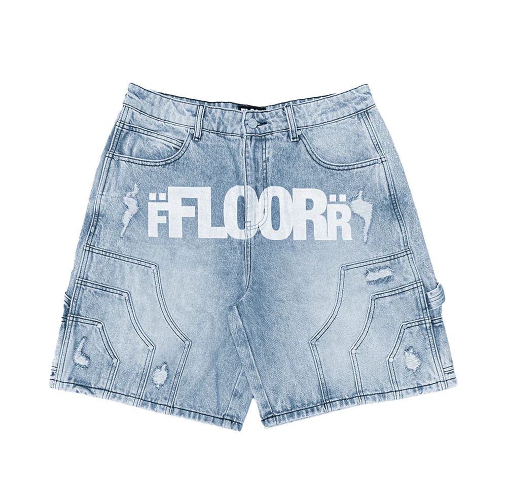 BLUE WASH UNIFORM JORTS