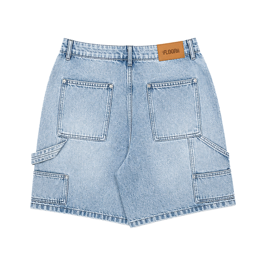BLUE WASH UNIFORM JORTS