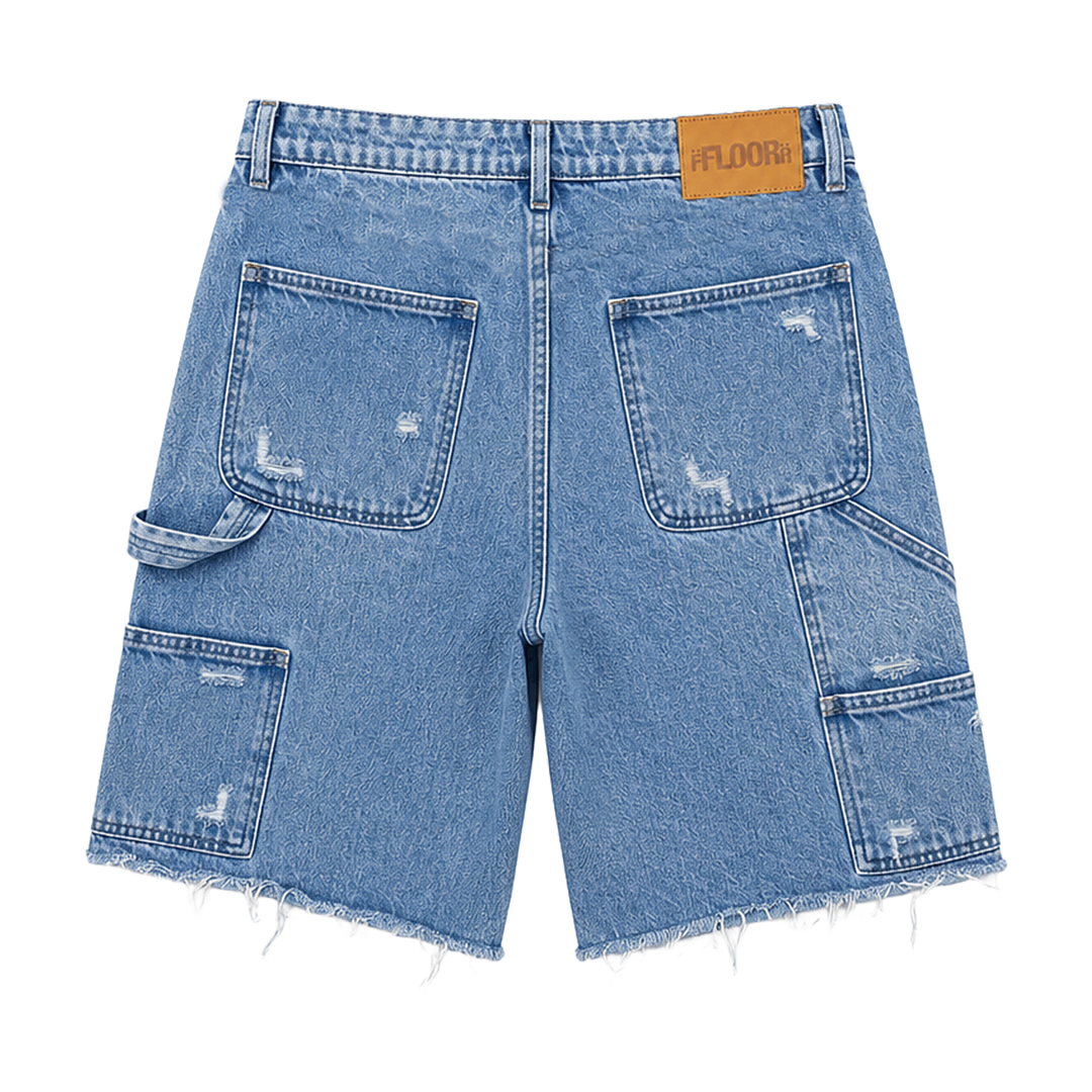 BLUE WASH WORKMAN JORTS