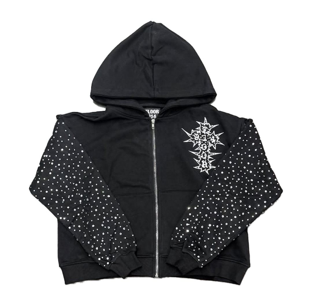 BLACK CHROMATIC ZIP – FLOOR914 BLACK CHROMATIC ZIP – FLOOR914