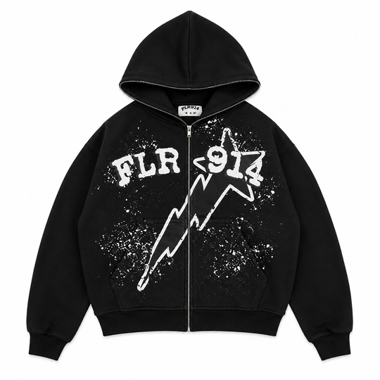 JET BLACK "ALL STAR" FULL ZIP