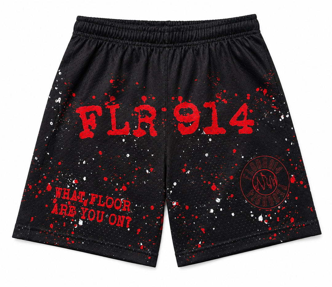 MJ SPLATTER SHORTS