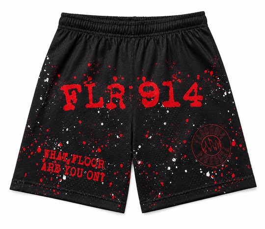 MJ SPLATTER SHORTS