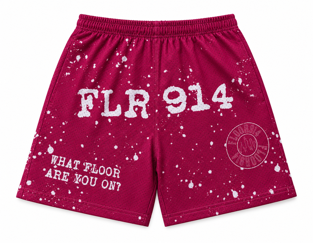 RASPBERRY SPLATTER SHORTS