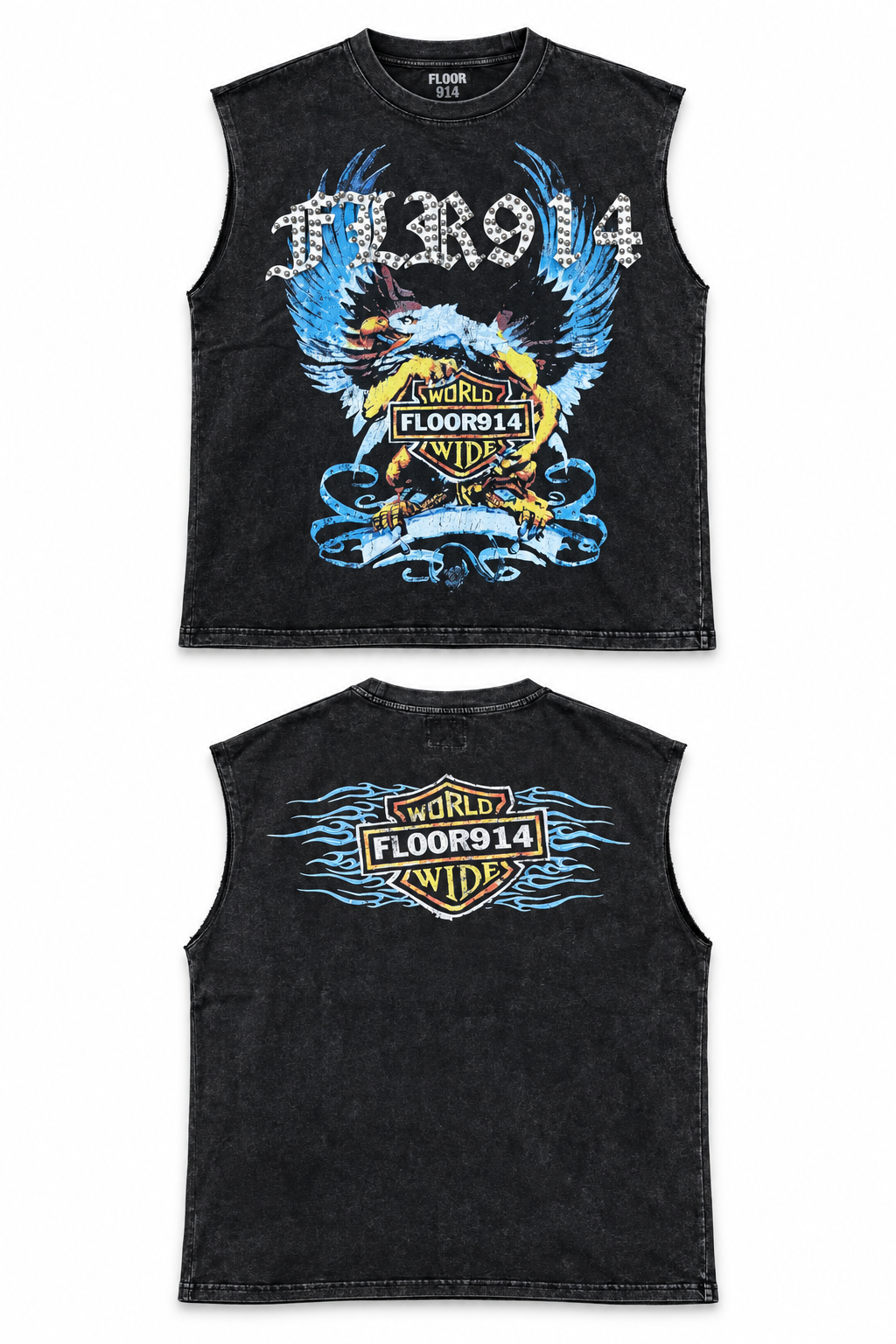 LIGHT BLUE SKYSTRICKER SLEEVELESS