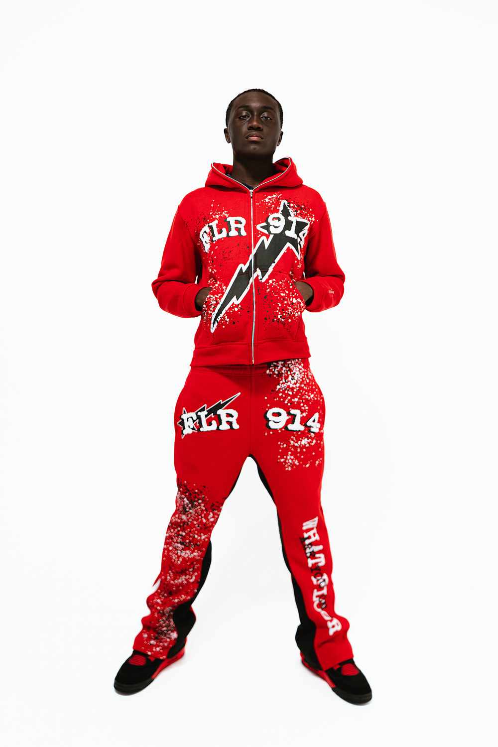 FIRE RED "ALL STAR" FULL ZIP