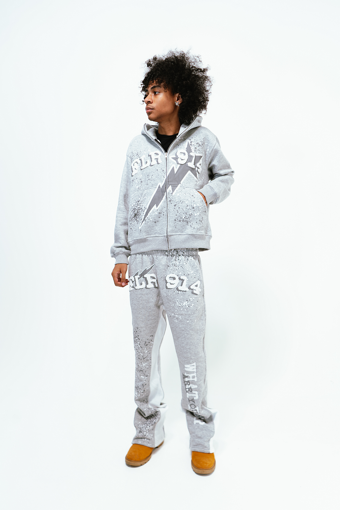 HEATHER GREY "ALL STAR" FULL ZIP