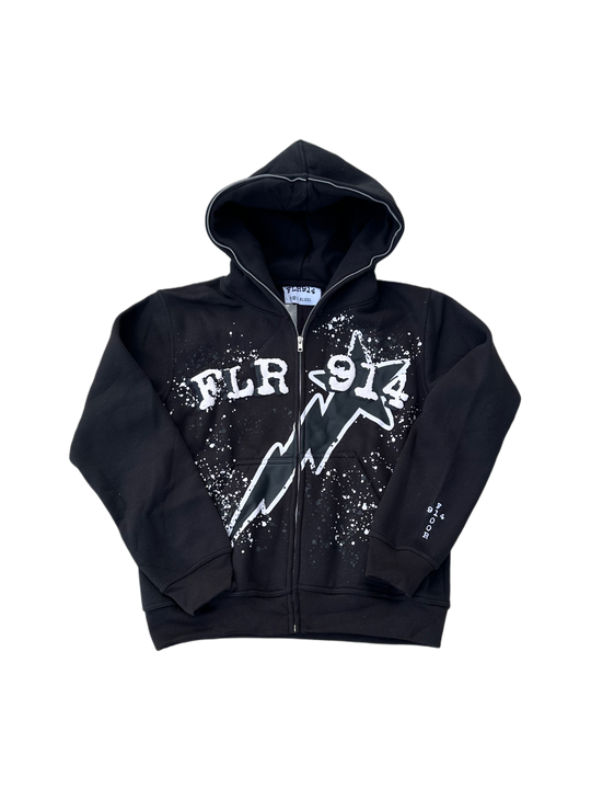 JET BLACK "ALL STAR" FULL ZIP