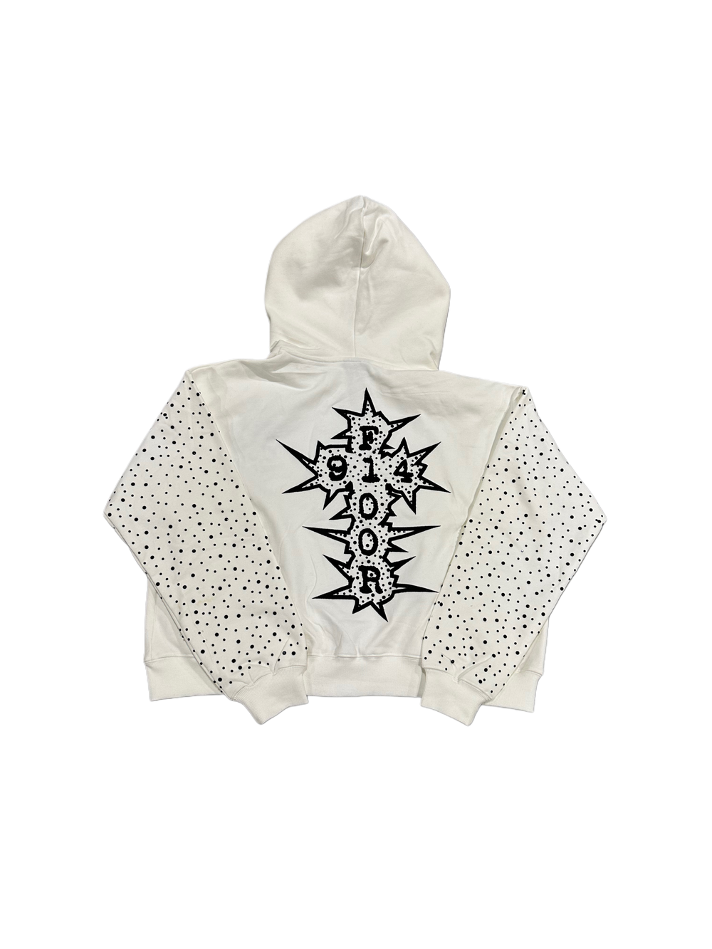 WHITE CHROMATIC CROSS ZIP