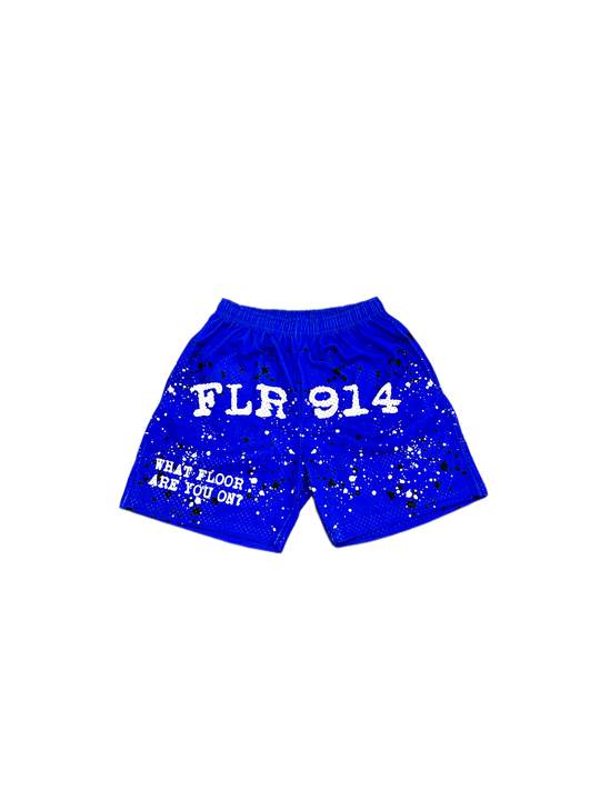 MIDNIGHT BLUE SPLATTER SHORTS