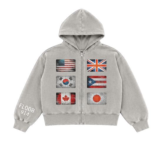 GREY FLAG FORCE ZIP UP