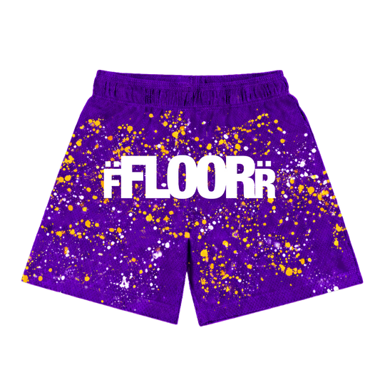 LAKERS V2 SPLATTER SHORTS