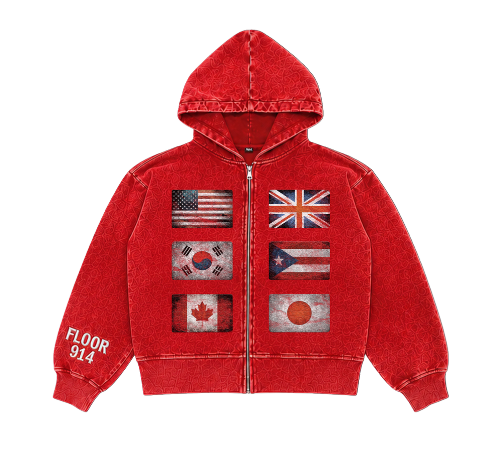 RED FLAG FORCE ZIP UP