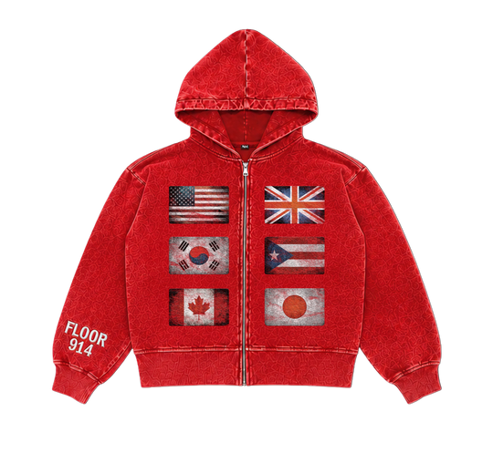 RED FLAG FORCE ZIP UP