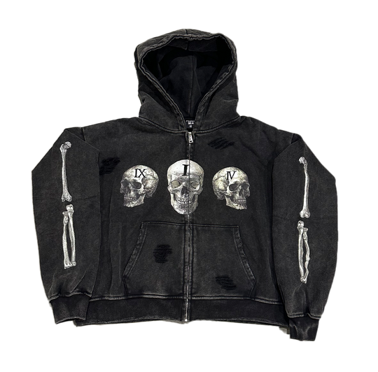 SKULL ZIP UP