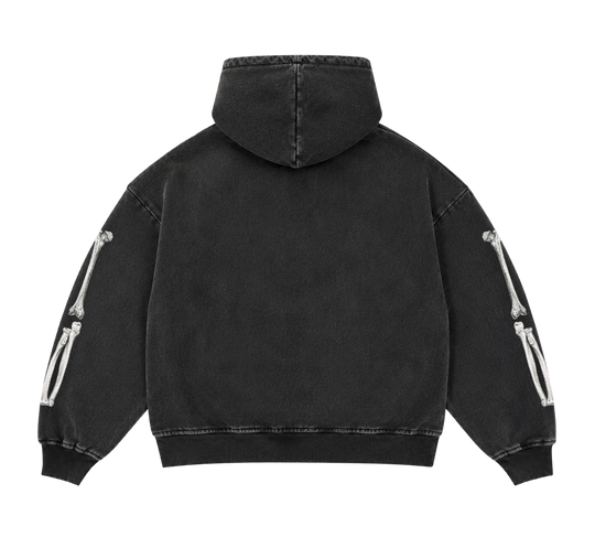 TRIPLE HEAD SKULL ZIP UP