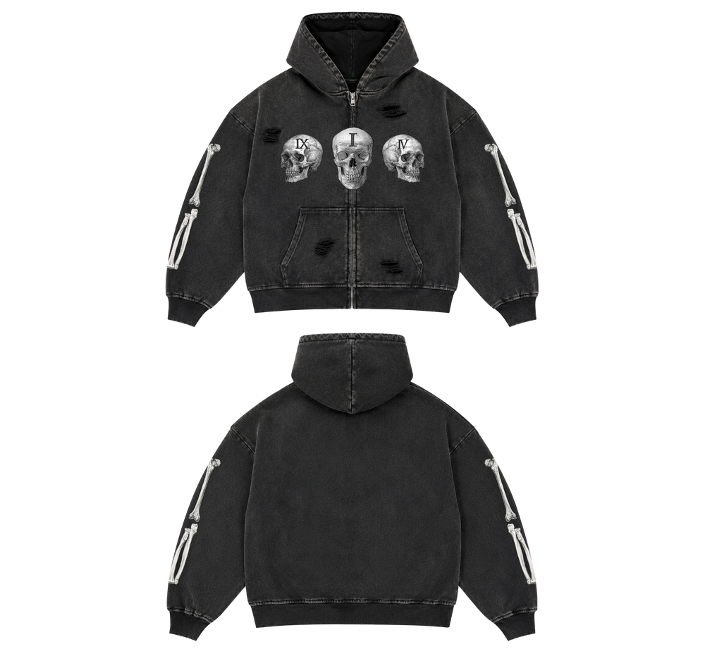 TRIPLE HEAD SKULL SET