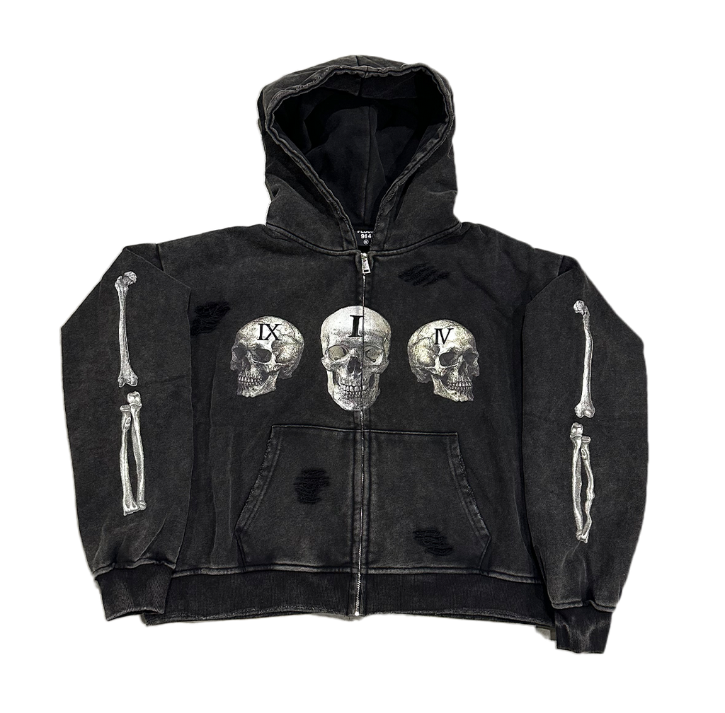 SKULL ZIP UP – FLOOR914