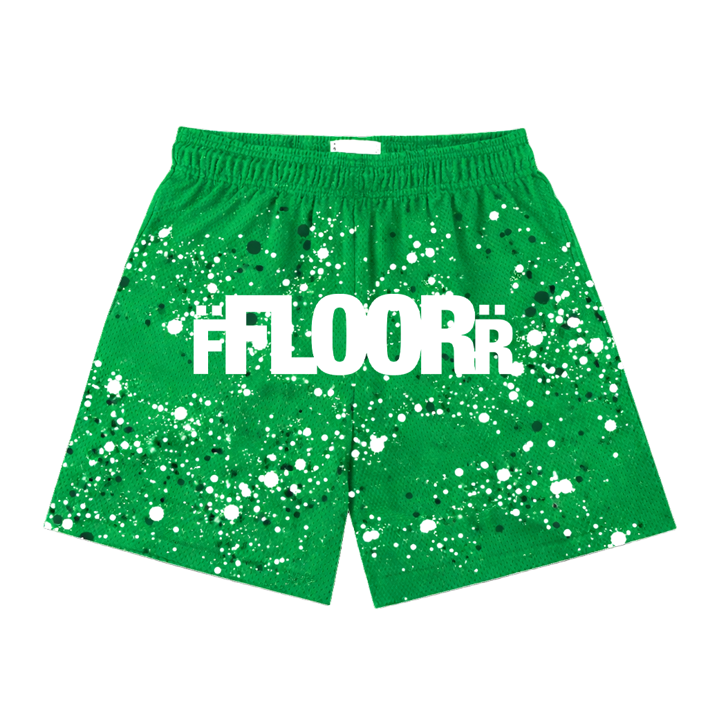 CELTICS V2 SPLATTER SHORTS – FLOOR914
