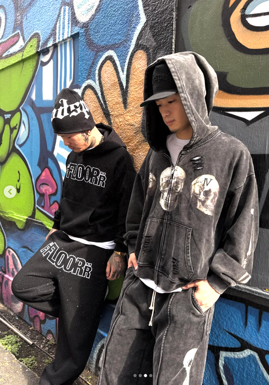 SKULL ZIP UP