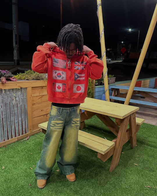 RED FLAG FORCE ZIP UP