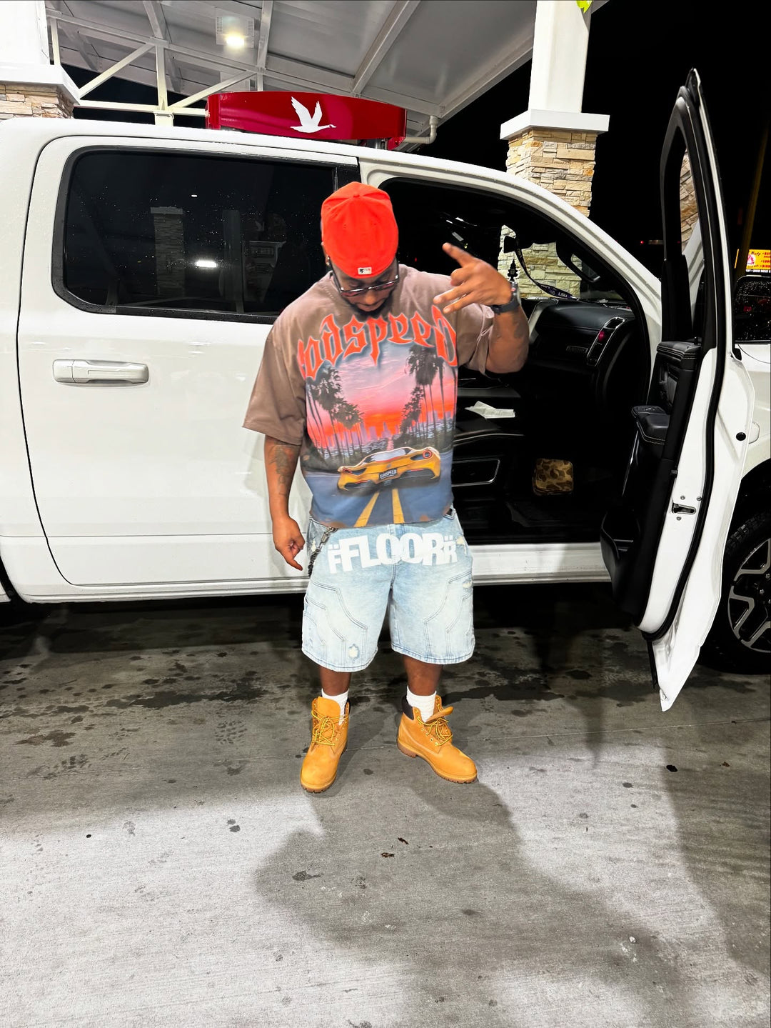 BLUE WASH UNIFORM JORTS