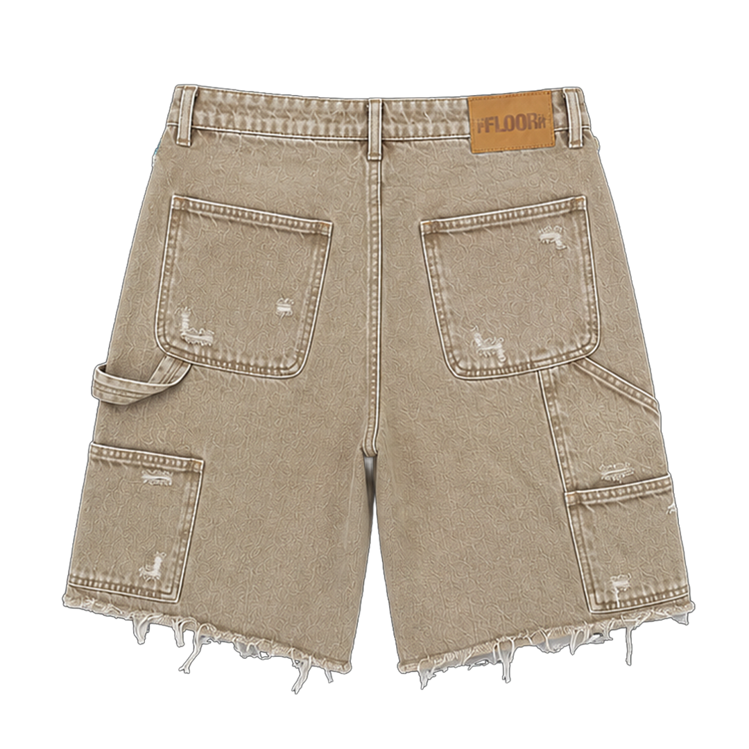 KHAKI WORKMAN JORTS