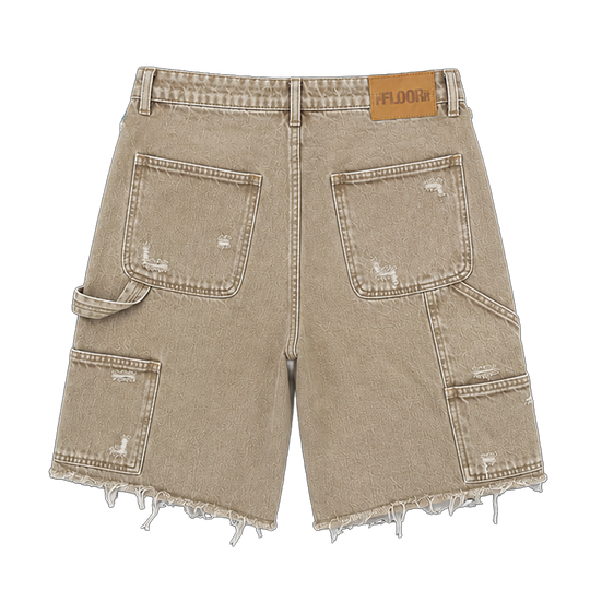 KHAKI WORKMAN JORTS