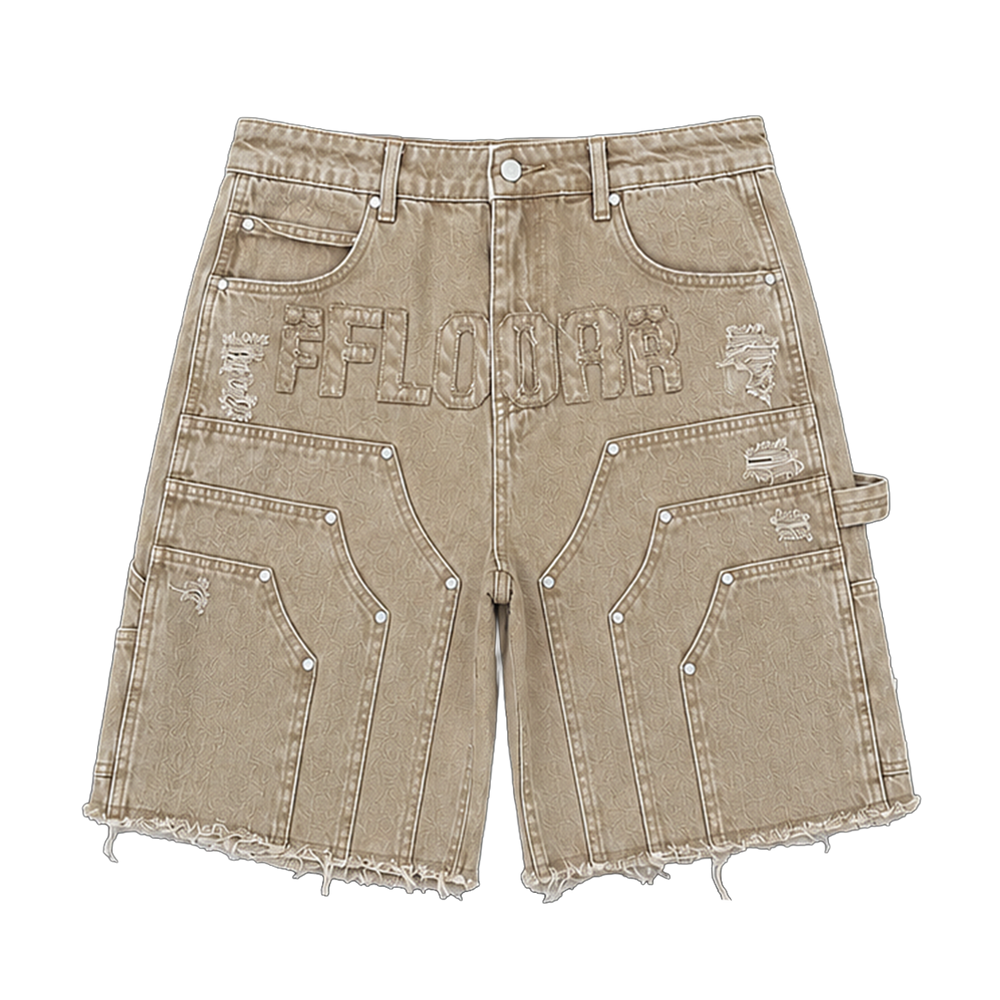 KHAKI WORKMAN JORTS