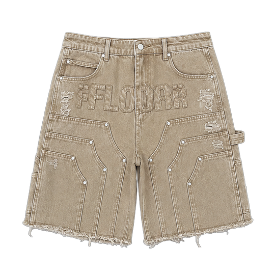 KHAKI WORKMAN JORTS