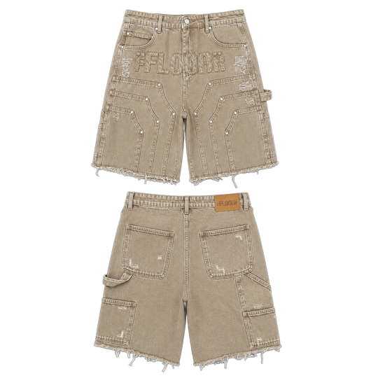 KHAKI WORKMAN JORTS