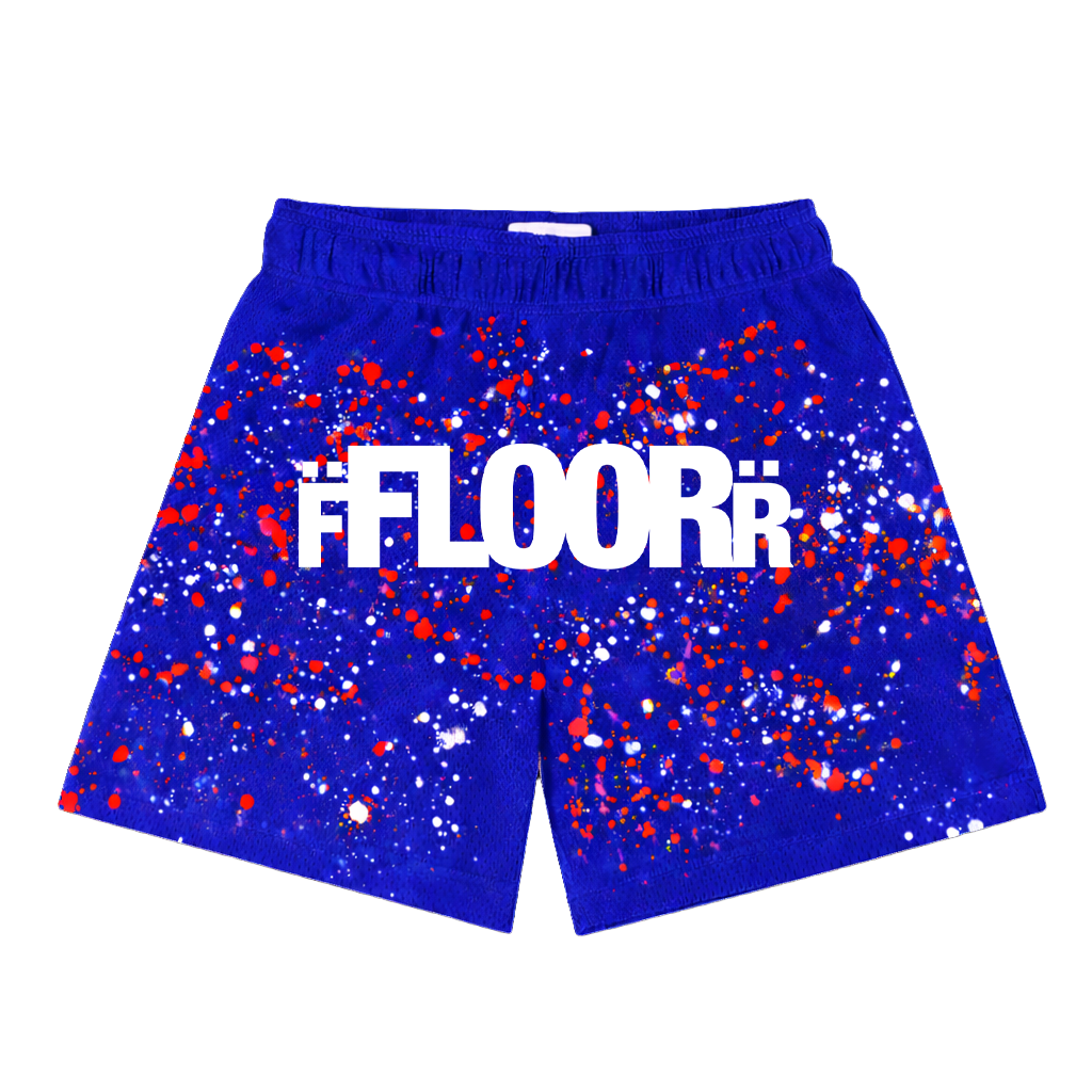 USA TEAM V2 SPLATTER SHORTS – FLOOR914